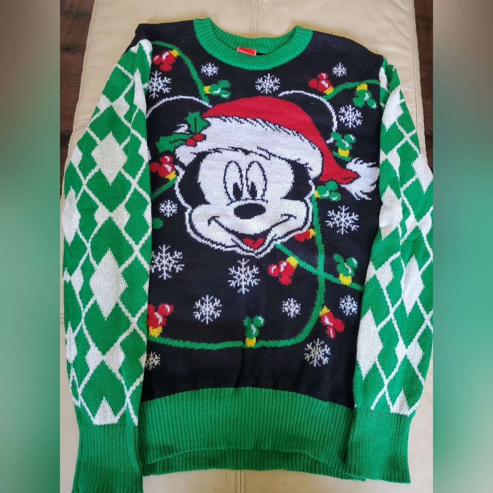 Santa Mickey Mouse Christmas Sweater